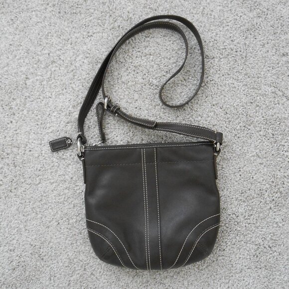 Vintage Coach SoHo Brown Leather Crossbody Bag EUC - Picture 2 of 12
